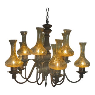 Antique Hurricane Chandelier For Sale