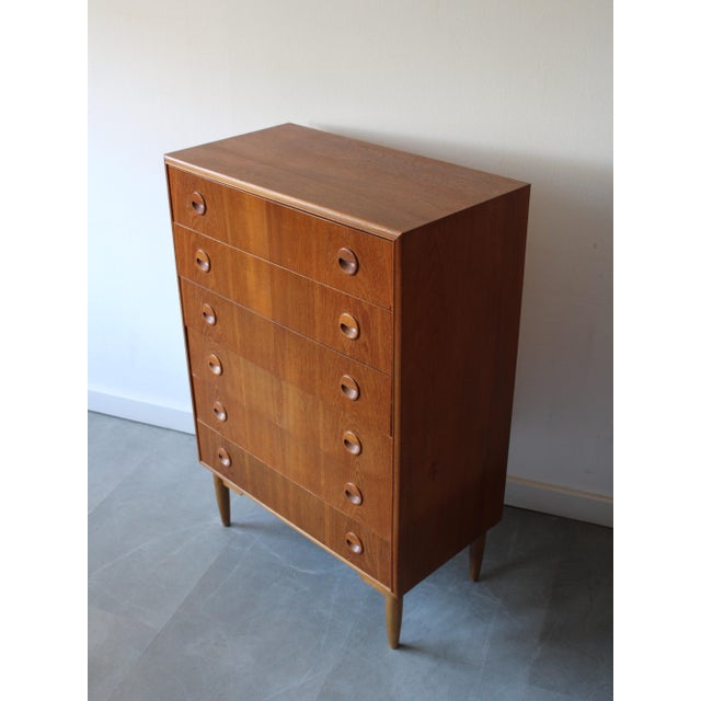 Vintage Danish Chest of Drawers in Teak, 1960s For Sale - Image 4 of 11