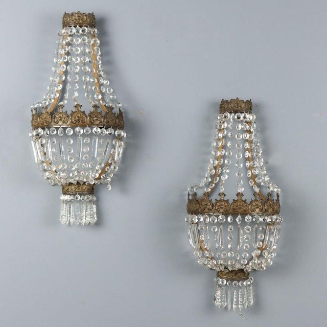 Glass Hot Air Balloon Wall Lights in Sheet Metal and Glass, Set of 2 For Sale - Image 7 of 7