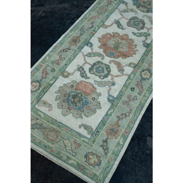 Turkish Oushak Runner Rug 2'10" x 29'1" #17557 For Sale - Image 4 of 8