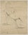 Fritz Uphoff (1890 Witten – 1966 Worpswede), Female Nude, ca. 1930, pencil drawing on paper with a colored overprint, 37.5...