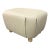 Custom Design Perry Stone Leather Ottoman For Sale