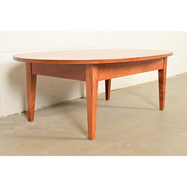 Harden Furniture Harden Furniture Arts and Crafts Shaker Solid Cherry Wood Coffee Table For Sale - Image 4 of 13