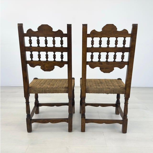 Vintage French Provincial Chairs - A Pair For Sale In New York - Image 6 of 9