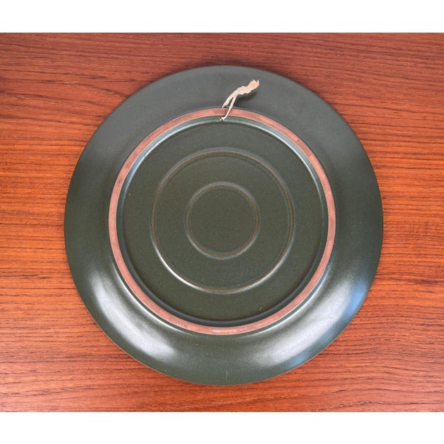 Ceramic Vintage German Ceramic Wall Plate with Bird Design from Keramik Manufaktur Kupfermühle, 1970s For Sale - Image 7 of 14