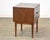 American 1960s Refinished American of Martinsville Walnut and Aluminum Nightstand For Sale - Image 3 of 7