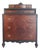 Early 20th Century Sligh Walnut High Boy Dresser For Sale