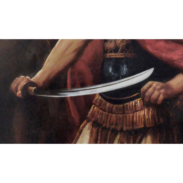 Maxmilian Ciccone, Alexander the Great, Oil on Canvas, Framed For Sale - Image 4 of 7