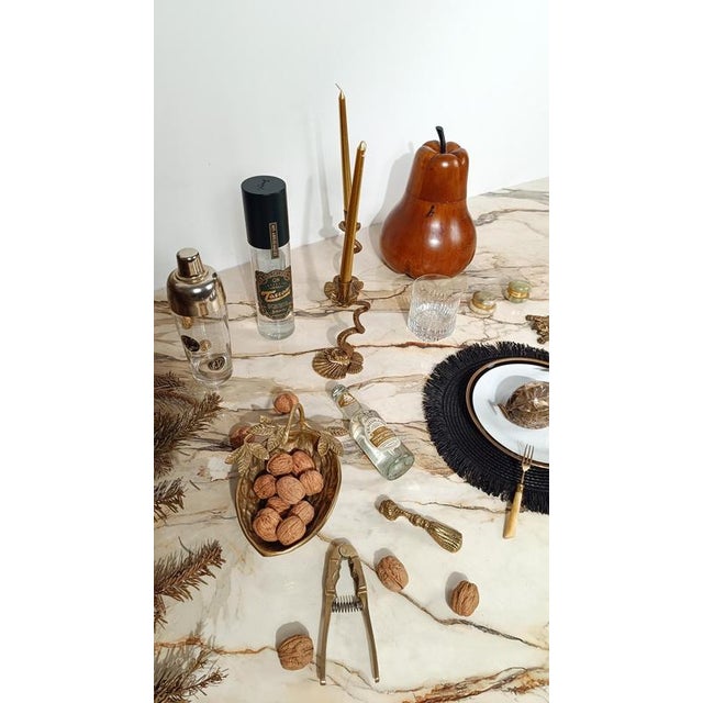 Mid-Century Fruitwood Pear Tea Caddy, 1930s For Sale - Image 3 of 18