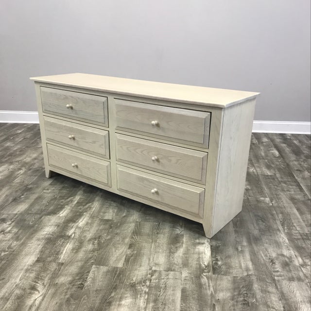 Pottery Barn Washed Wood Chest of Drawers Chairish