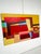 Postmodern Geometric Abstract Canvas by African American DC Artist Curtis Woody For Sale - Image 9 of 9