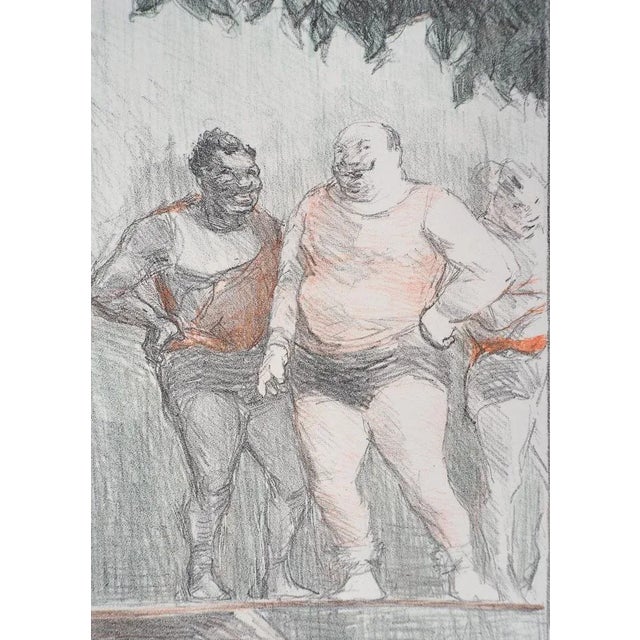 Henri Gabriel Ibels, Swimmers, 1897, Original Lithograph For Sale - Image 4 of 10