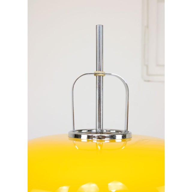Space Age Yellow Medusa Floor Lamp by Luigi Massoni for Guzzini, 1970s For Sale - Image 16 of 18