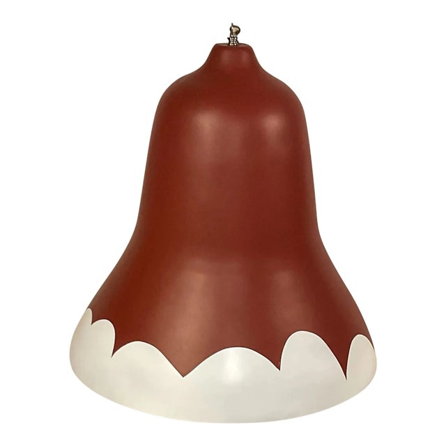 Vintage Christmas Light Monumental Oversized Fiberglass Lighted Bell, C. 50s 60s For Sale