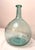 Glass Antique 1797-30 Gallatin-Kramer Glassworks Hand Blown Glass Aqua Bulbous Bottle For Sale - Image 7 of 11