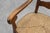 19th Century French Provincial Ladder‑back Armchair with Woven Rush Seat For Sale - Image 12 of 15