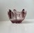 Vintage Swedish Freeform Pink Crystal Bowl by Bosse Rubin for Åfor, 1960s For Sale - Image 6 of 10