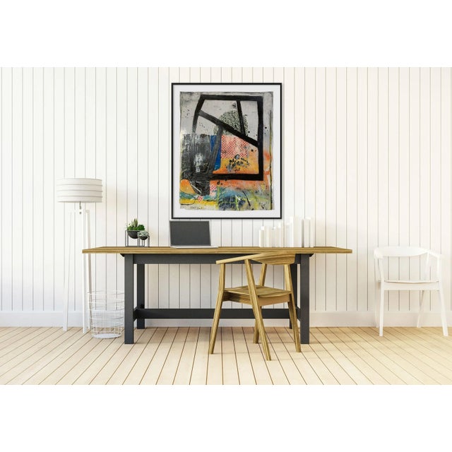 Acrylic on Paper Edition: Unique, Unframed. Baribeau constructs his paintings layer upon layer, building color, form and...