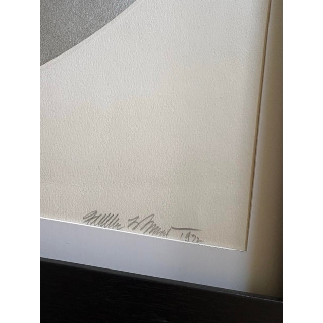 1970s Fletcher Benton 1972 Pop Art Geometric Serigraph on Paper For Sale - Image 5 of 5