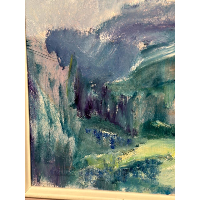 Pia Oom, Landscape, 1950s, Oil on Canvas, Framed For Sale - Image 4 of 18