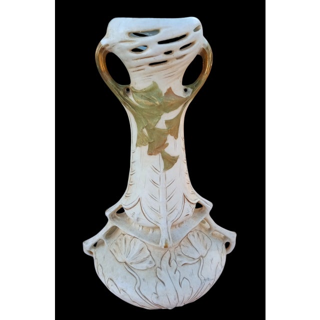 Art Nouveau Bohemia Vases from Royal Dux Bohemia, 1890s, Set of 2 For Sale - Image 3 of 11