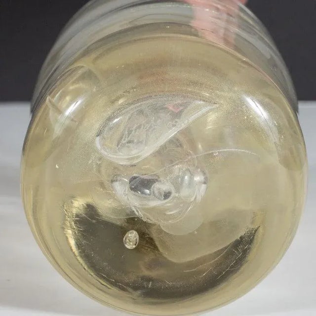 Mid-Century Modern Gold-Flecked Art Glass Vase For Sale - Image 12 of 13