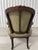 Late 19th Century Victorian Carved Walnut Armchair With Matching Ottoman For Sale - Image 15 of 18