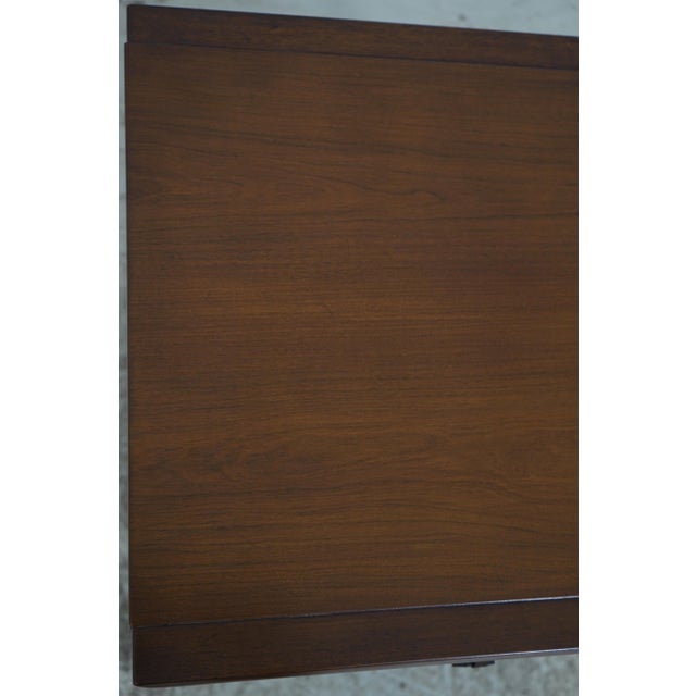 1950s Pair John Stuart Mid Century Modern Walnut Nightstands For Sale - Image 13 of 18