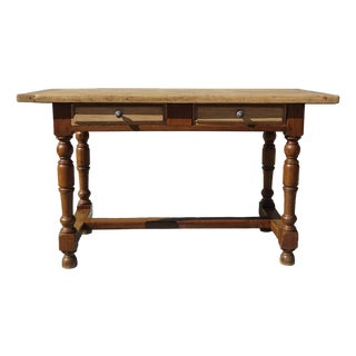 Vintage Oak Desk, 1930s For Sale