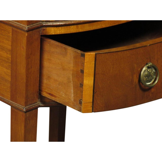 Early 19th Century Regency Inlaid Nightstand For Sale - Image 9 of 10
