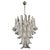 Glass Italian Murano Petals Chandelier, 1970s For Sale - Image 7 of 13
