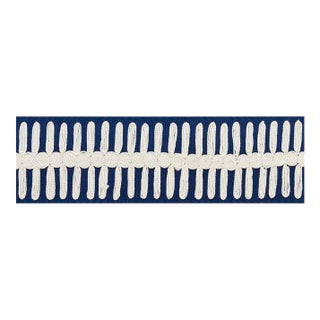 Schumacher Castille Tape Trim in Navy For Sale
