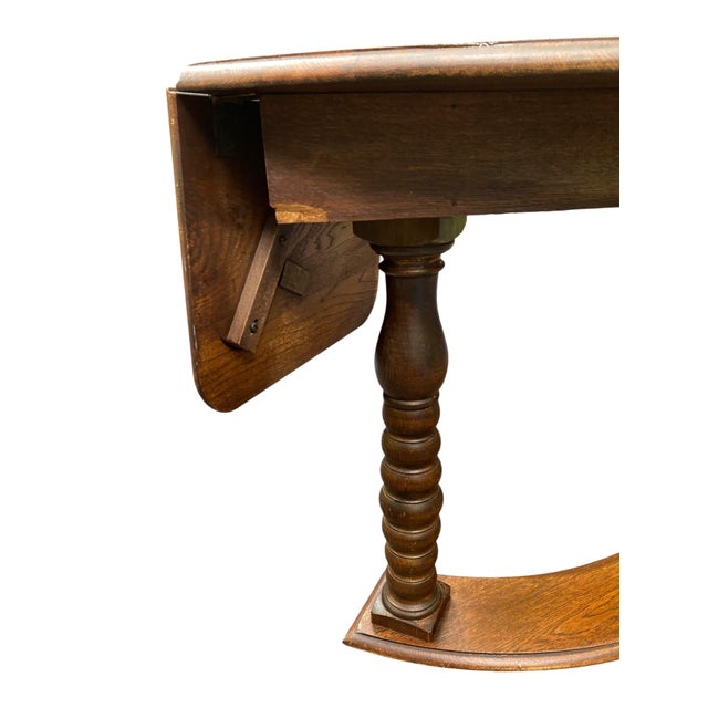 Wood English Jacobean Revival Hunt Table For Sale - Image 7 of 12