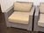 Crate & Barrel Crate & Barrel Outdoor Lounge Arm Chairs, Pair For Sale - Image 4 of 12