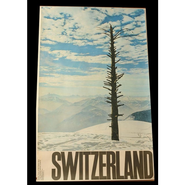 Swiss National Tourist Office Travel Advertising Lithograph by H Kasser from Buchdruckerei Winterthur AG, 1970s For Sale - Image 8 of 8