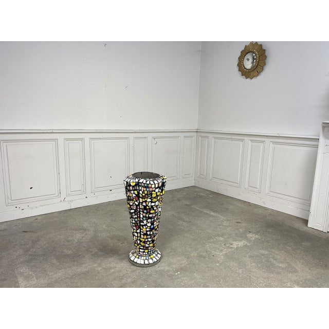 Mosaic Umbrella Stand, 1950s For Sale - Image 6 of 6