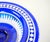 Val Saint-Lambert Mid-Century Modern Val Saint Lambert Cobalt Blue Diamond-Cut Crystal Centerpiece For Sale - Image 4 of 12