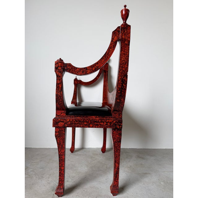 1970s Hollywood Regency Faux Tortoiseshell Curved Back Bench For Sale In Miami - Image 6 of 12