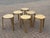 Oak Nomad Designer Stacking Stools from Skagerak, Set of 6 For Sale - Image 4 of 16