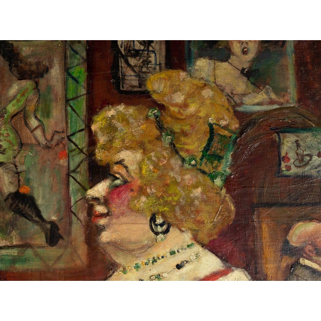 Belle Époque Portrait of a Woman, 19th Century, Oil on Canvas, Framed For Sale - Image 6 of 7