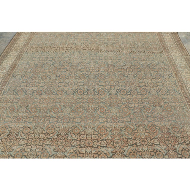 Traditional Antique Persian Malayer Rug With Ornate Colorful Floral Geometry - Rug & Kilim For Sale - Image 3 of 6
