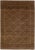 Brown Brown Modern Moroccan Style Handmade Wool Rug With Geometric Motif For Sale - Image 8 of 8