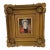 Late 19th Century After Ambrozy Mieroszewski, Justyna Chopin in White Bonnet and Red Scarf, Portrait Miniature, Gilt Frame For Sale