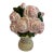 Antique Rose Bouquet Cast Iron Doorstop For Sale