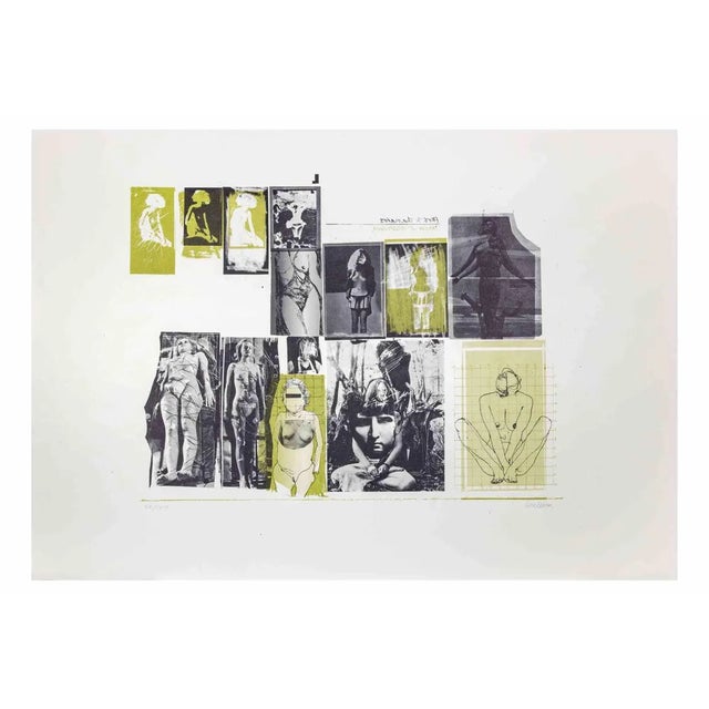 Sergio Barletta, Eros and Thanatos, Etching, 1970s For Sale