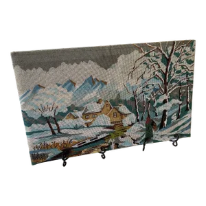 Vintage Victorian Beadwork Scenery