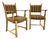 Henning Kjærnulf, Armchairs, Oak, Wool, Denmark, 1960s For Sale
