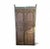A stunning pair of antique Indian doors, hand-crafted circa 1900 from solid teak wood and richly adorned with original...