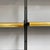 Mid-Century Modern Italian Bookcase in Wood, Brass and Black Metal, 1960s For Sale - Image 4 of 14