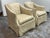 Contemporary Lee Industries Swivel Lounge Chairs, Pair For Sale - Image 3 of 12